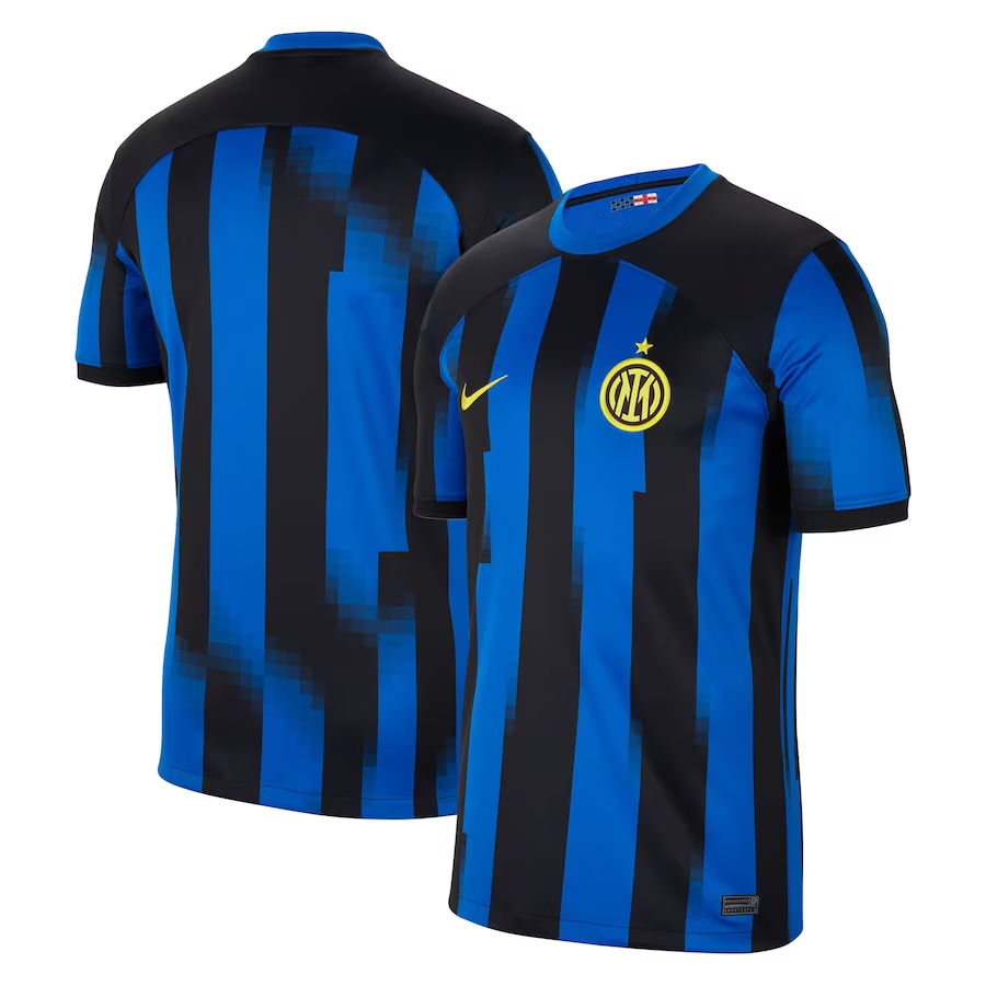 Men's Blue Inter Milan Custom 2023/24 Home Football Jersey